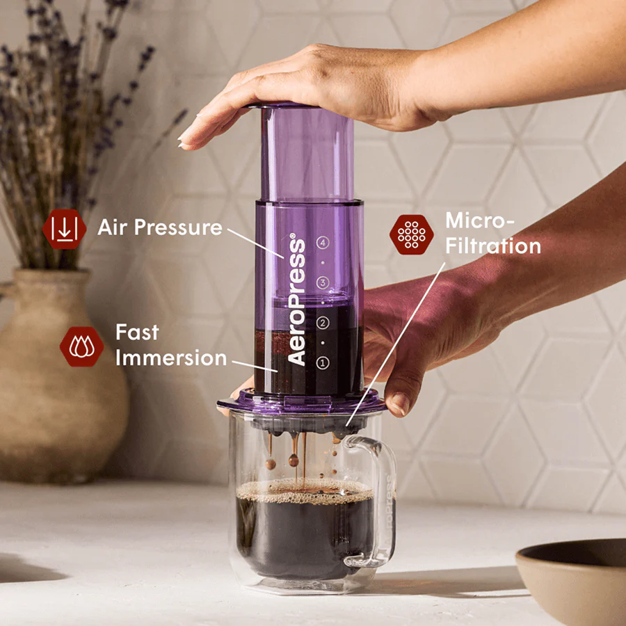 AeroPress Coffee Maker - Clear & Colors - Image 12