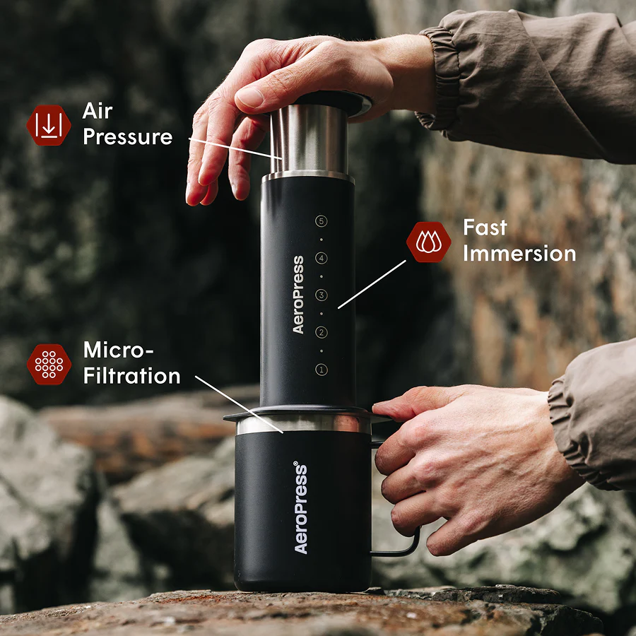 AeroPress Coffee Maker - Steel - Image 9