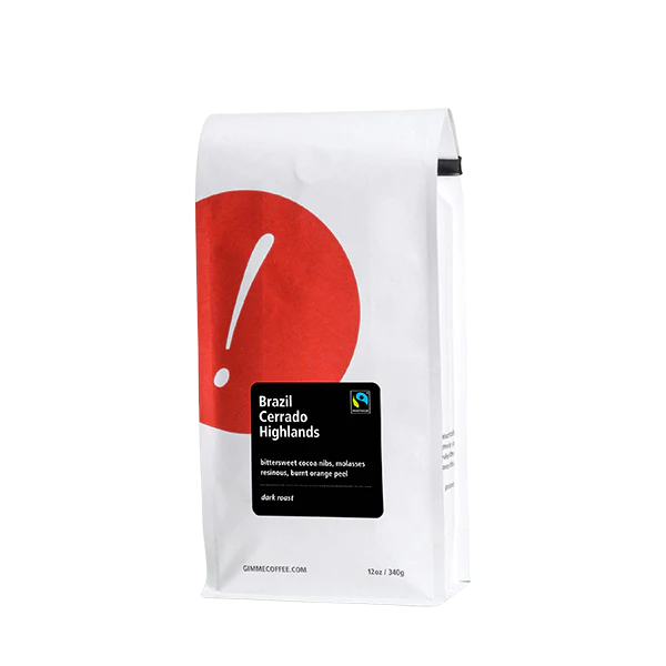 Brazil Cerrado Highlands Fairtrade Dark Roast 12 oz