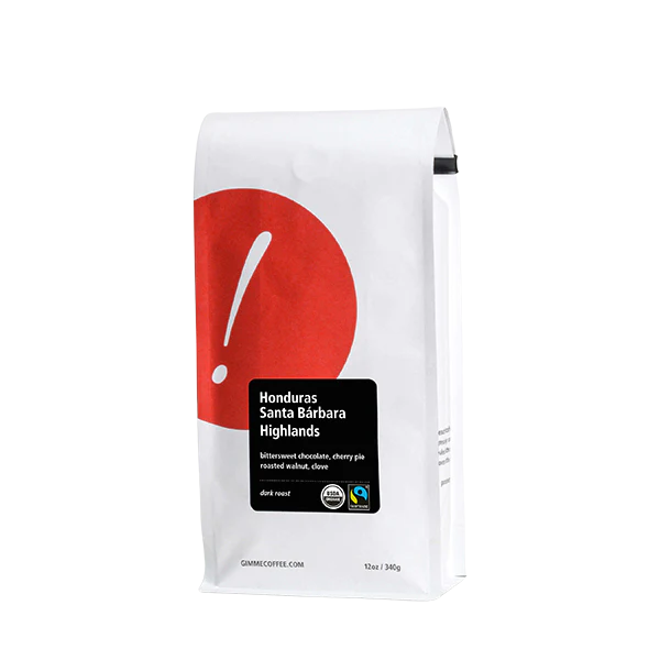 Honduras Santa Barbara Highlands Dark Org FT 12 oz